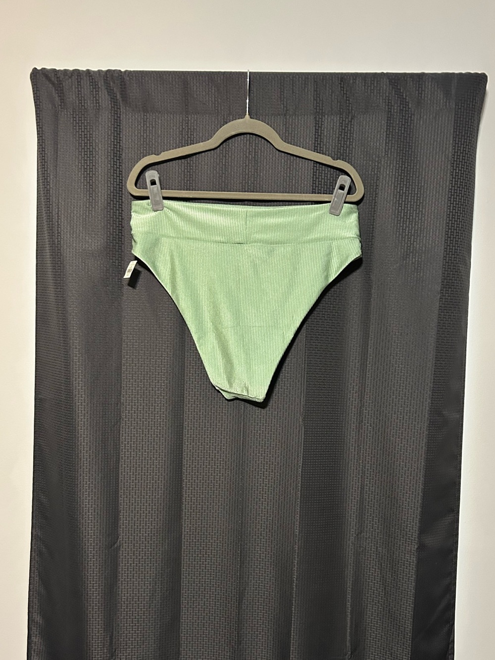 NEW Aerie High Waist Cheeky Green Metallic Bikini Bottoms Women’s Size XXL - Picture 6 of 6